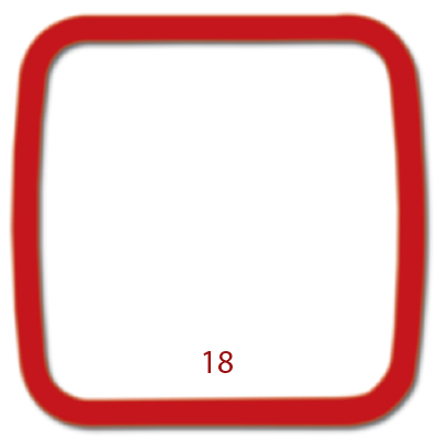 Kırmızı Renk Kordon IRIS 18